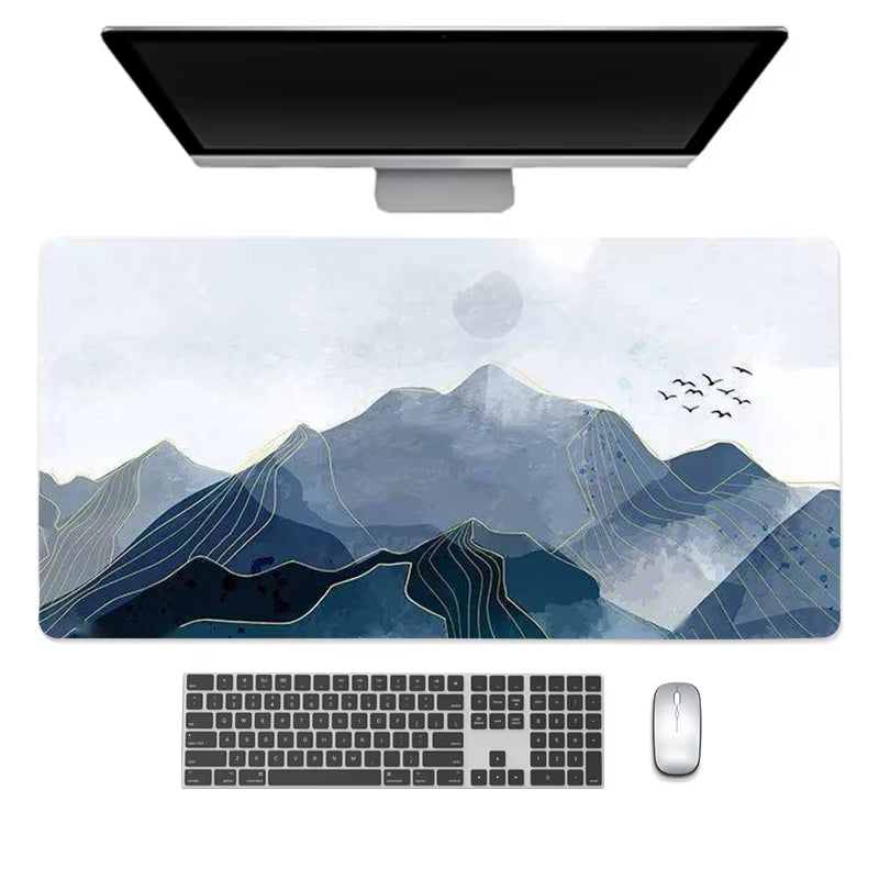 Mouse Pad Large Keyboard Mouse Desk Pad Non-Slip Rubber Gaming Mouse Pad Laptop Mouse Carpet