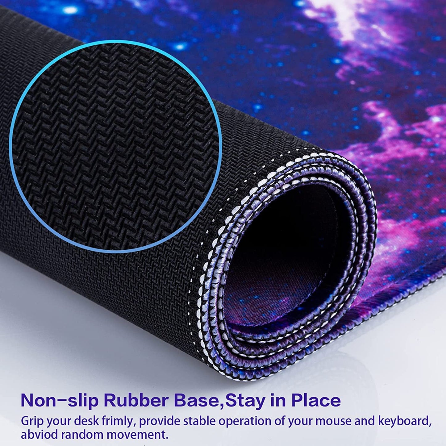 Gaming Mouse Pad, Large Extended Mousepad Big Computer Desk Mat for Keyboard and Mousefor Home Office Gaming Work 31.5X15.7Inch