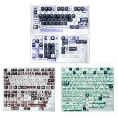 131 Keys Set Mechanical Keyboard Keycaps Cute Keycaps Key Caps for 60 65 75 100 Percent Mechanical Keyboard