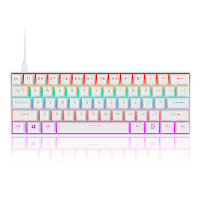 Mechanical Keyboard 61 Keys Blue Switch Red Switch Brown Switch Hot Swap Keyboard Office Accessories Gaming Keyboard