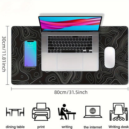 Mouse Pad Large Keyboard Mouse Desk Pad Non-Slip Rubber Gaming Mouse Pad Laptop Mouse Carpet