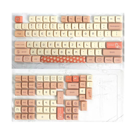133/144 Keys/Set Mechanical Keyboard Keycaps Dye Sublimation Key Caps DIY Layout Replacement for Mechanical Keyboard Accessories