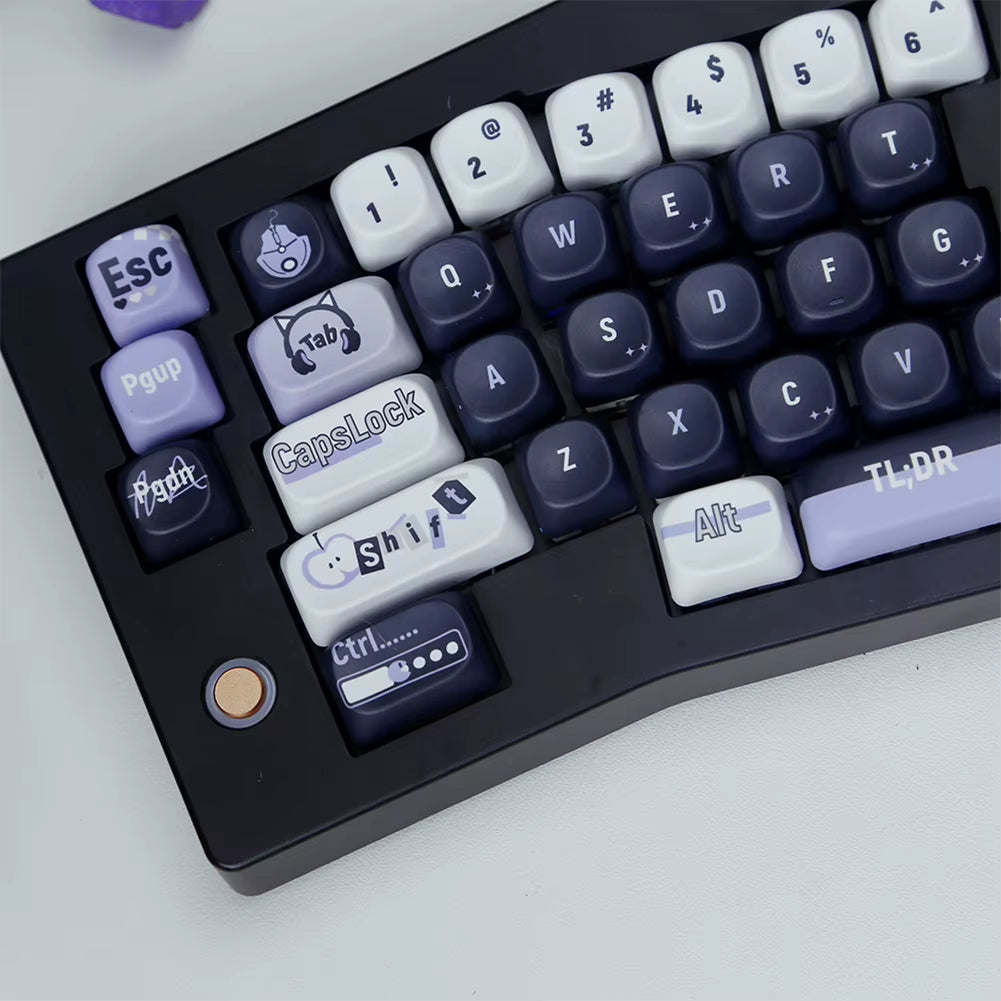 131 Keys Set Mechanical Keyboard Keycaps Cute Keycaps Key Caps for 60 65 75 100 Percent Mechanical Keyboard