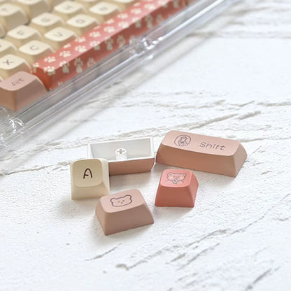 133/144 Keys/Set Mechanical Keyboard Keycaps Dye Sublimation Key Caps DIY Layout Replacement for Mechanical Keyboard Accessories