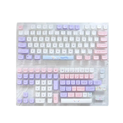 133/144 Keys/Set Mechanical Keyboard Keycaps Dye Sublimation Key Caps DIY Layout Replacement for Mechanical Keyboard Accessories